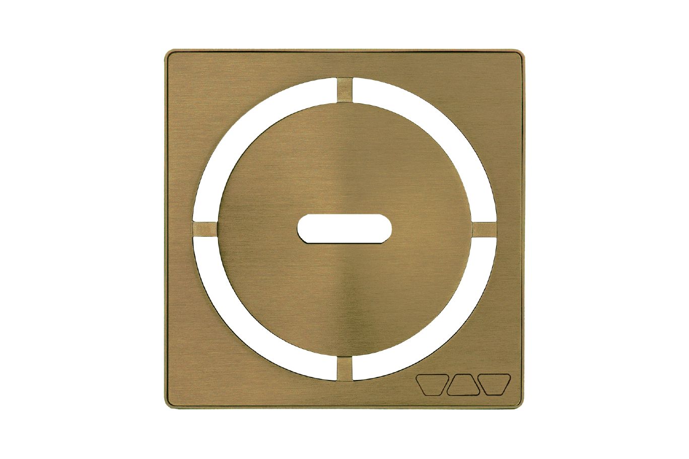 Schluter Kerdi Drain Grate Kit 4 Inch Brushed Vintage Gold Pure (KDIF4GRKEBVGD8) Everyday Low Price