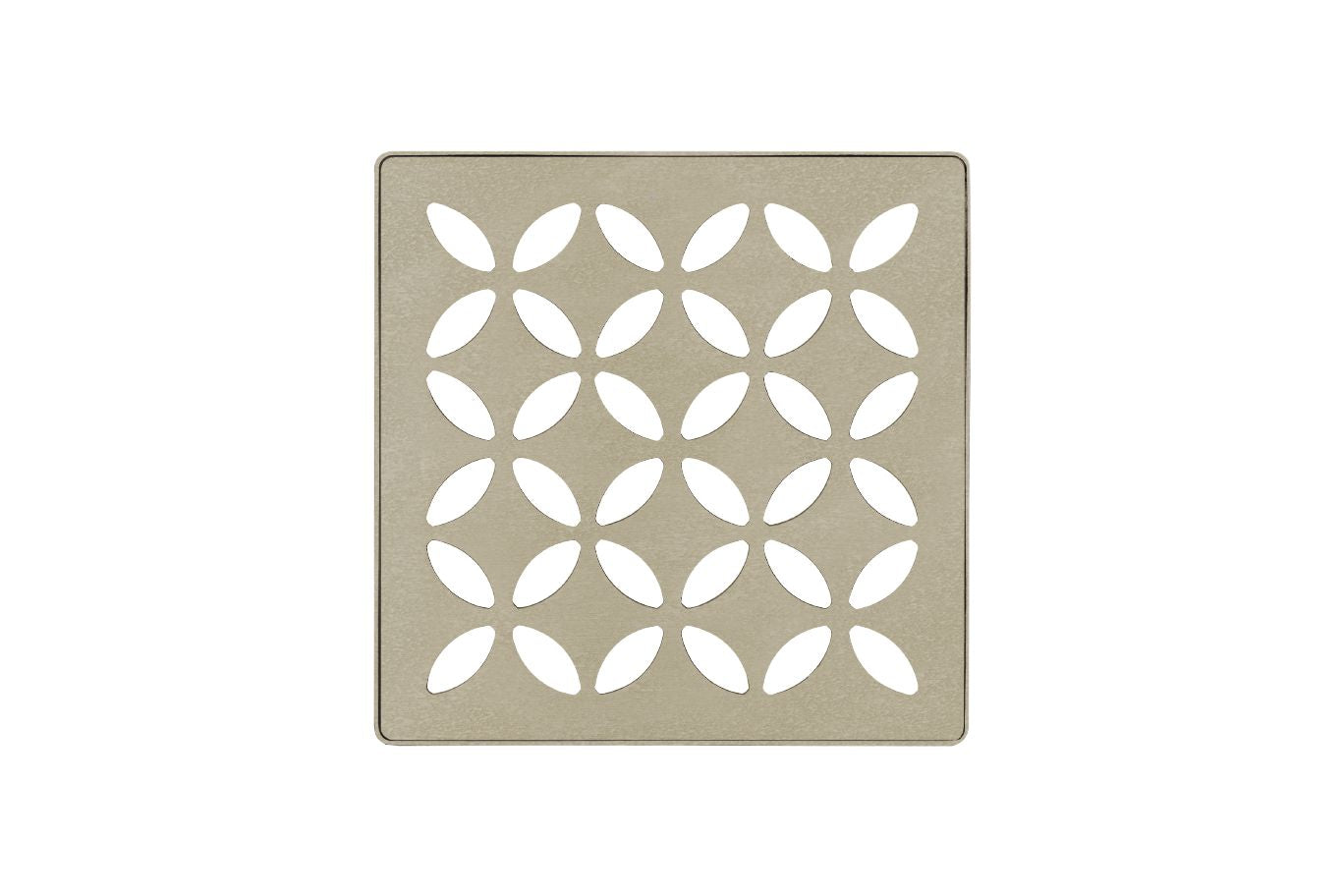 Schluter Kerdi Drain Grate Kit 4 Inch Cream Floral (KDIF4 GRK TSC D5) Everyday Low Price