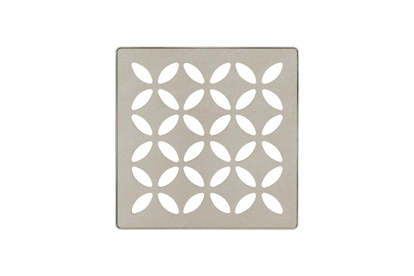 Schluter Kerdi Drain Grate Kit 4 Inch Greige Floral (KDIF4GRKTSBGD5) Everyday Low Price