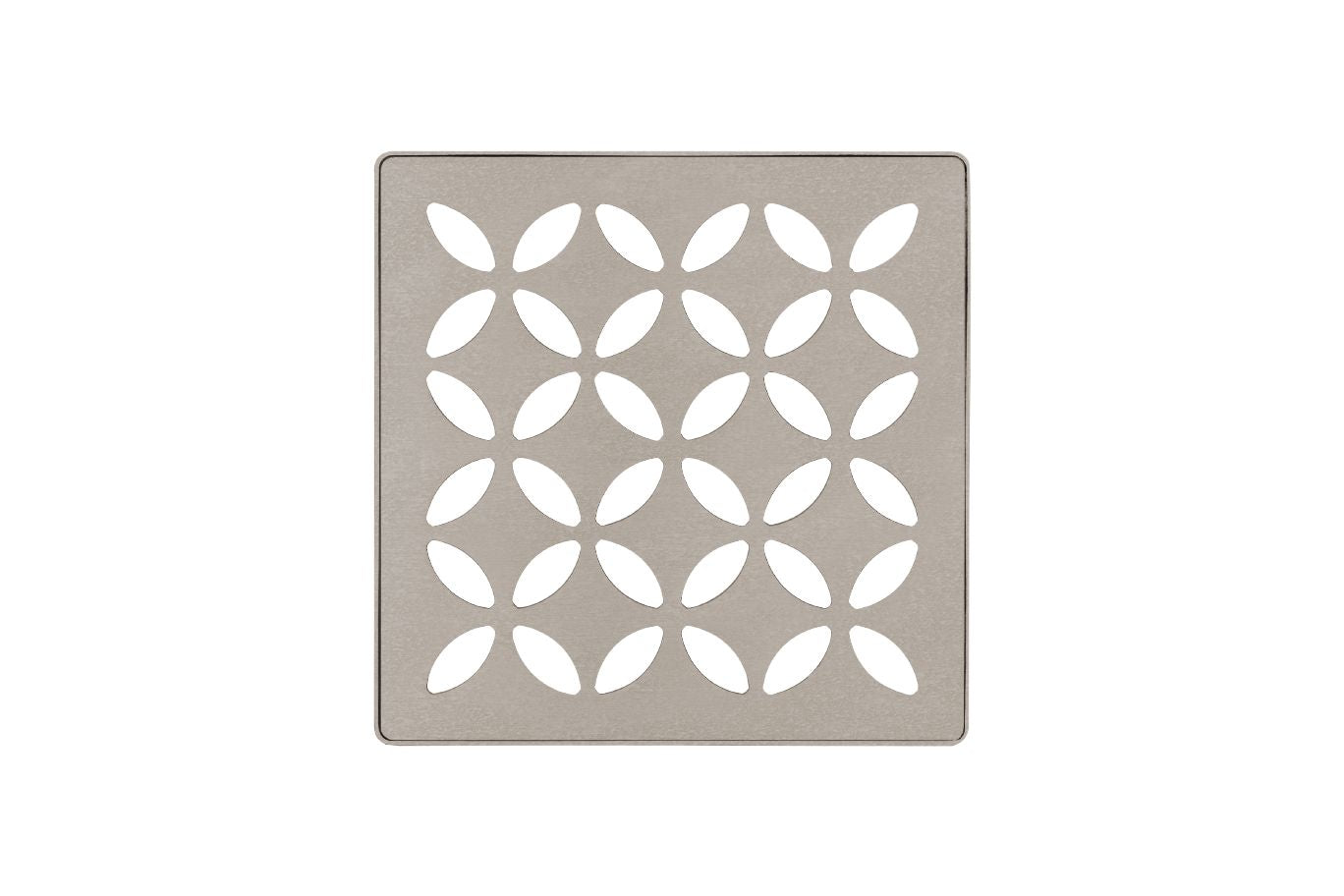 Schluter Kerdi Drain Grate Kit 4 Inch Stone Grey Floral (KDIF4GRKTSSGD5) Everyday Low Price