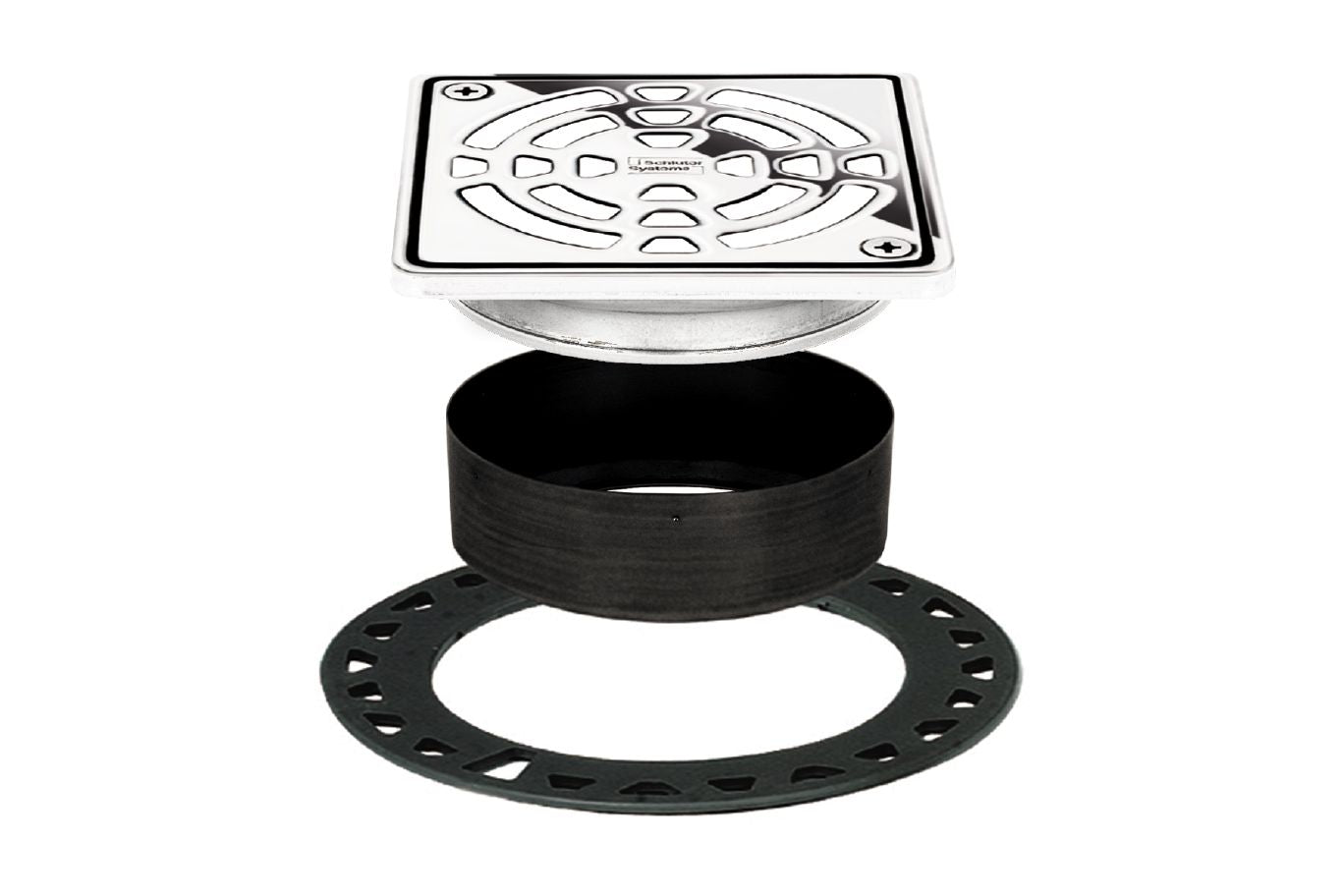 Schluter Kerdi Drain Grate Kit 4 Inch Classic Chrome (KD4GRKEP) Everyday Low Price