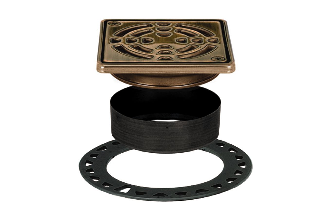 Schluter Kerdi Drain Grate Kit 4 Inch Oil-Rubbed Bronze (KD4GRKEOB) Everyday Low Price