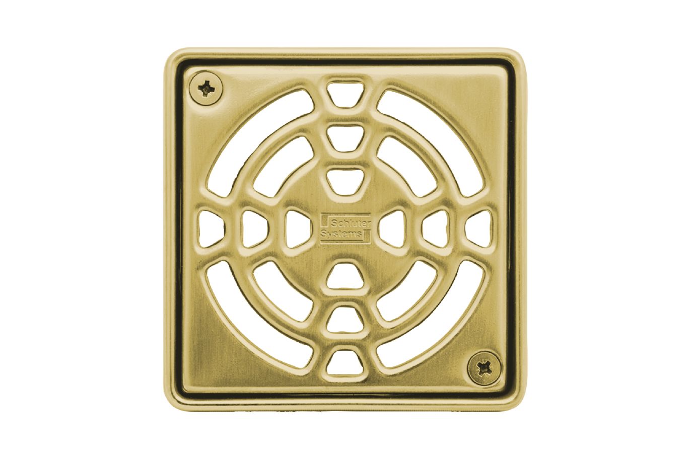 Schluter Kerdi Drain Grate Kit 4 Inch Classic Gold (KD4GRKECG) Everyday Low Price