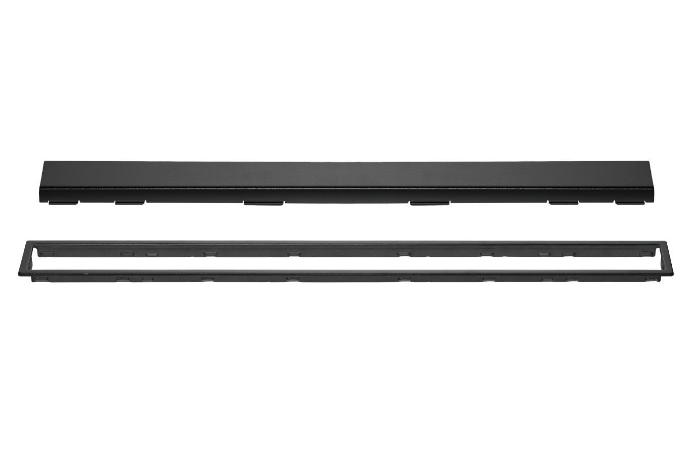 Schluter Kerdi Line Solid Grate Matte Black 3/4 Inch Frame