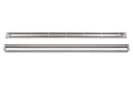 Schluter Kerdi Line Pure Grate Brushed Stainless Steel 29/32 Inch Frame