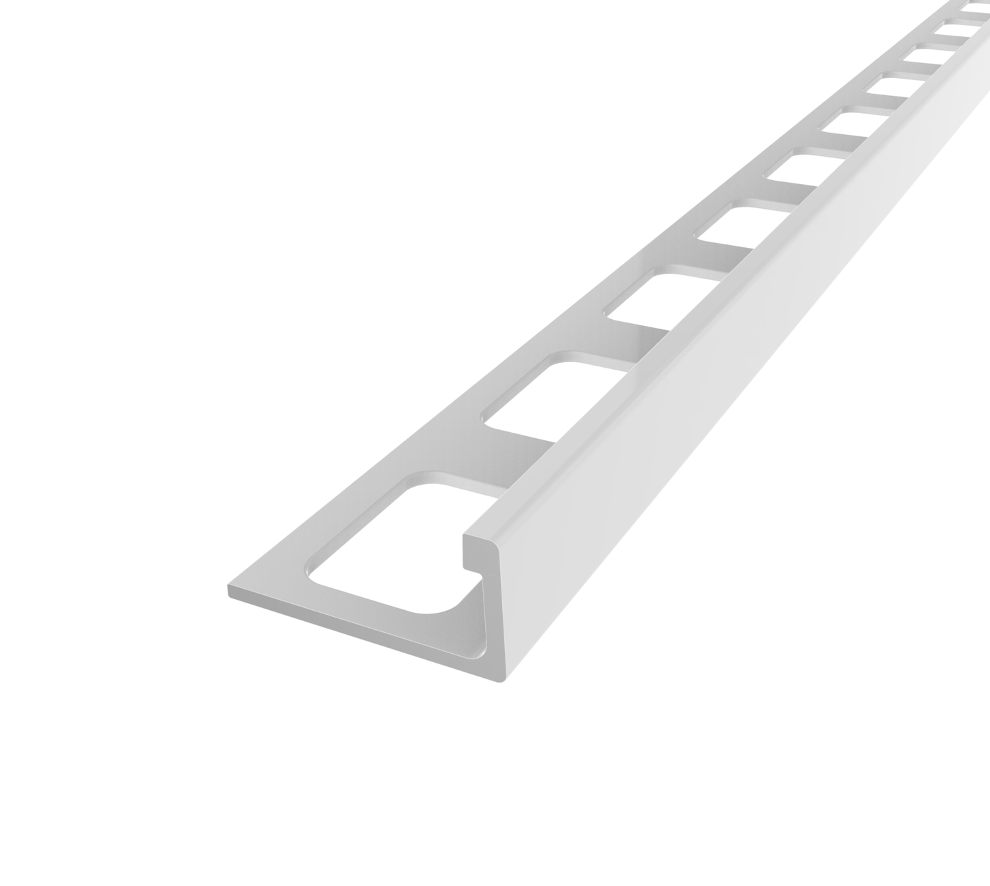 Trim - J White Aluminum 6mm (8 Foot Length)