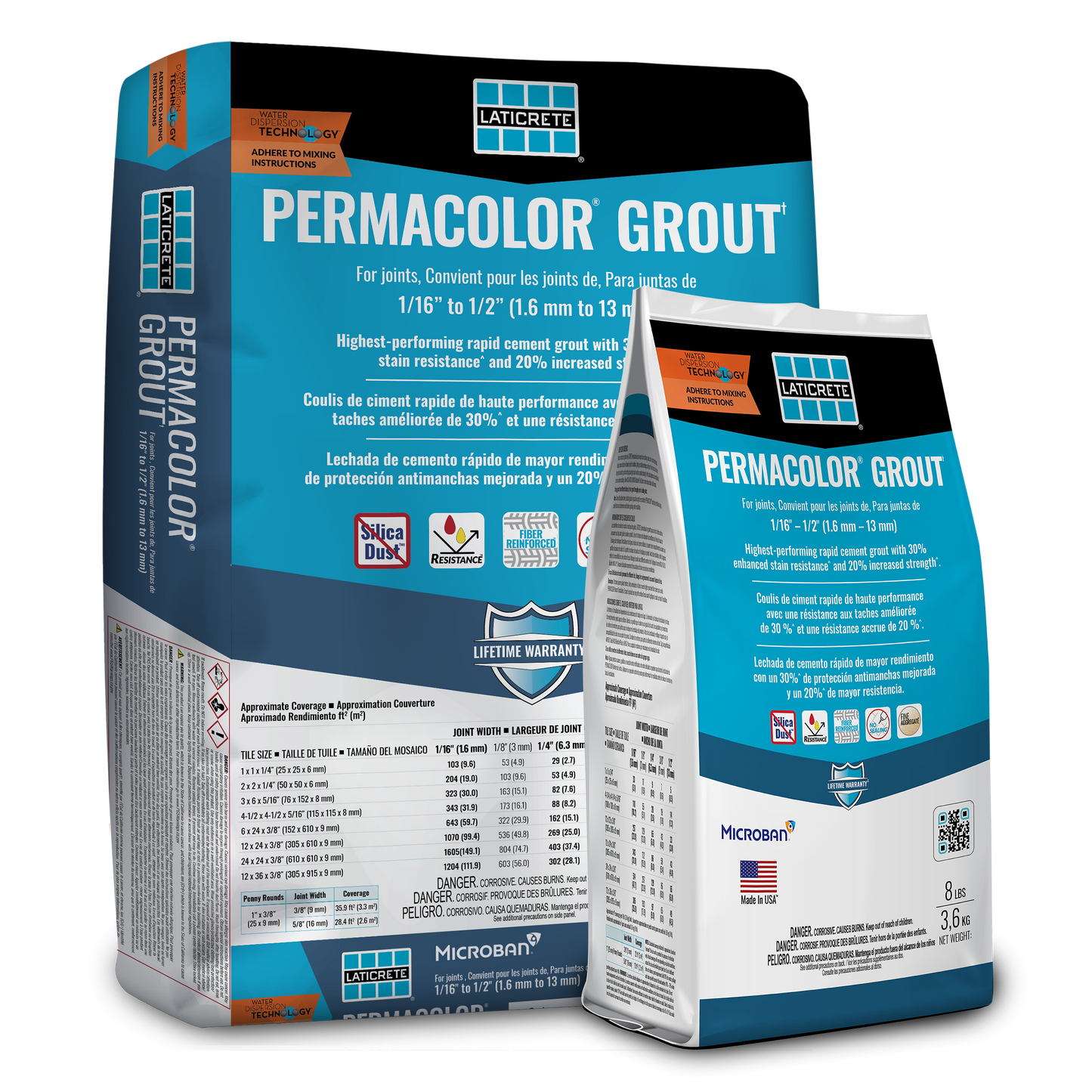 Laticrete Permacolour 8lb Grout