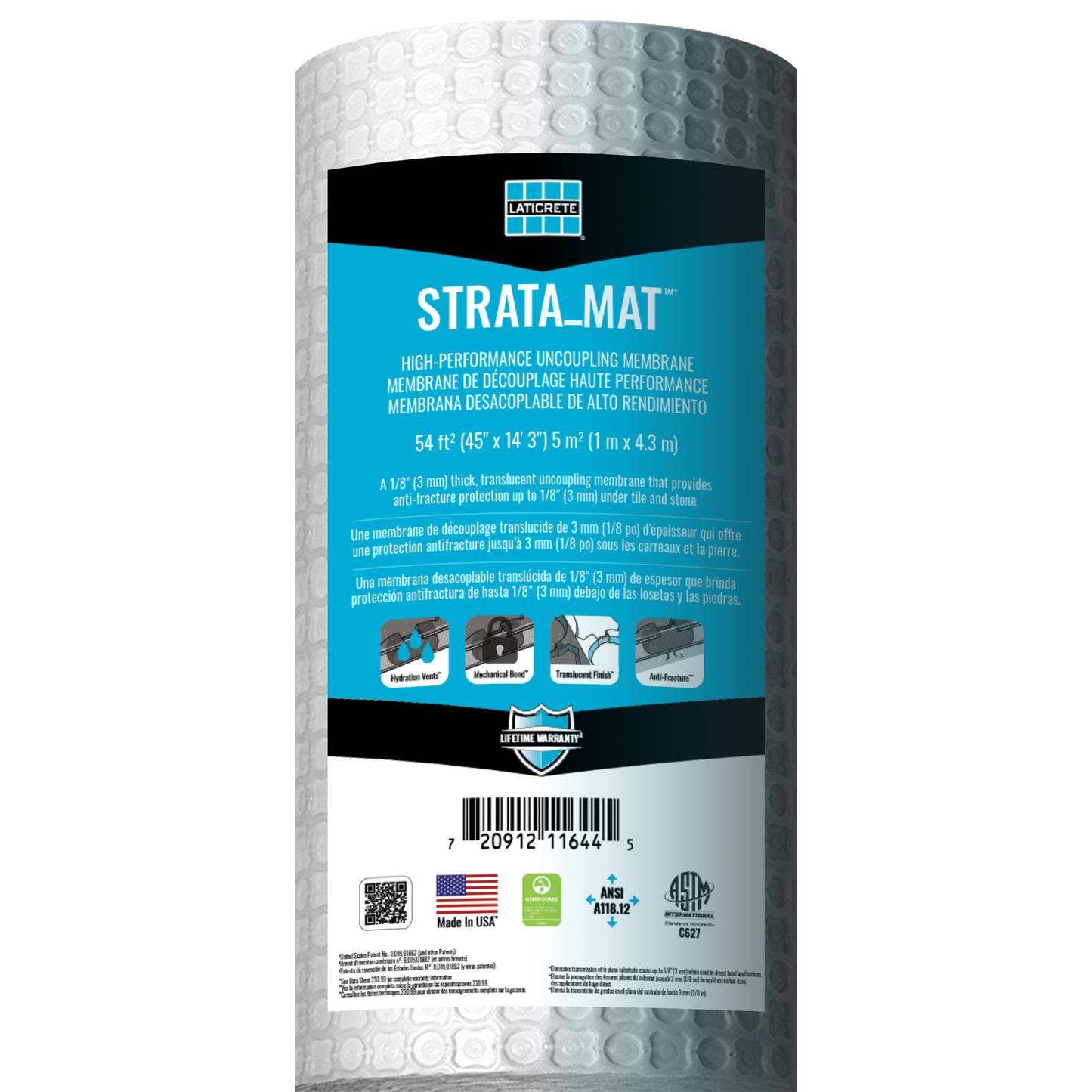 Strata Mat Uncoupling Membrane